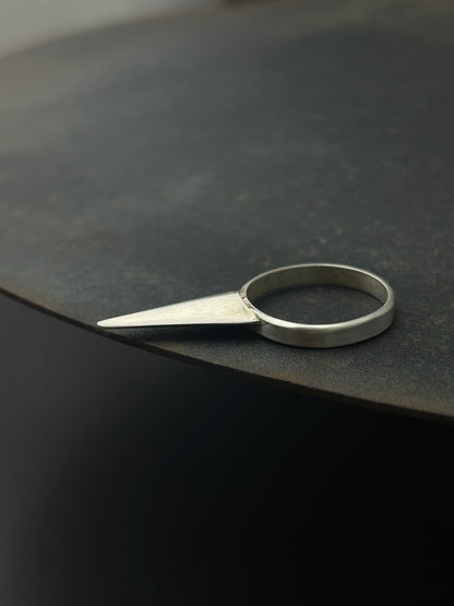 Sterling Silver Spike Ring