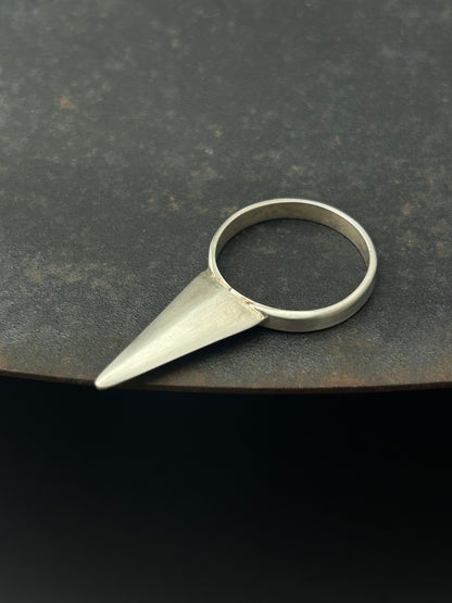 Sterling Silver Spike Ring