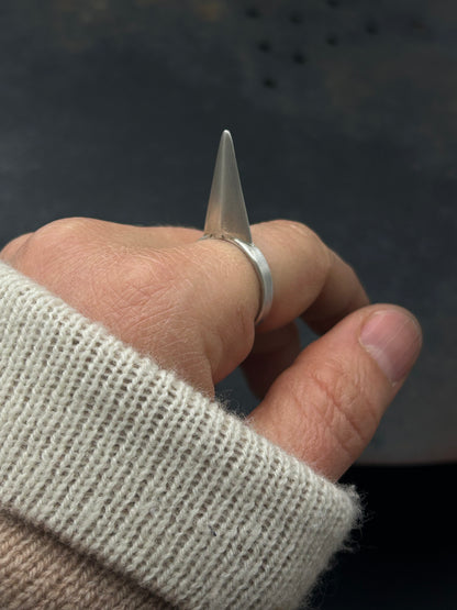 Sterling Silver Spike Ring