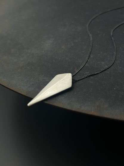 Sterling Silver Shield Necklace