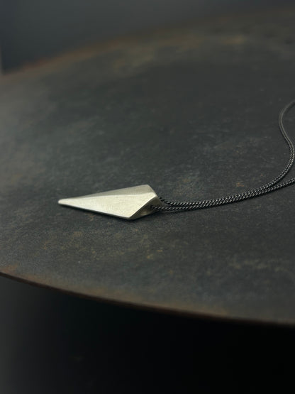 Sterling Silver Shield Necklace