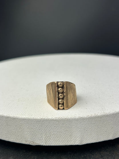 Five Dots Signet Ring