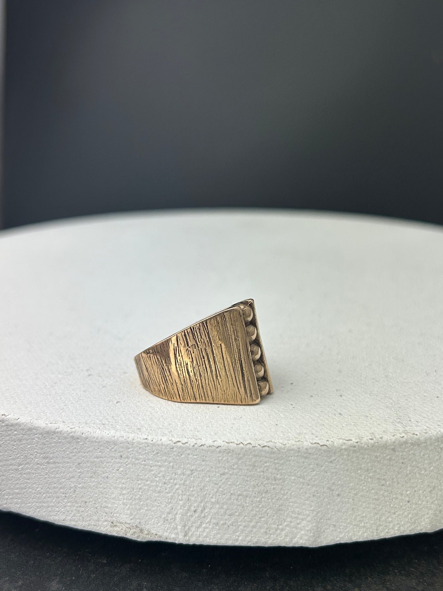 Five Dots Signet Ring