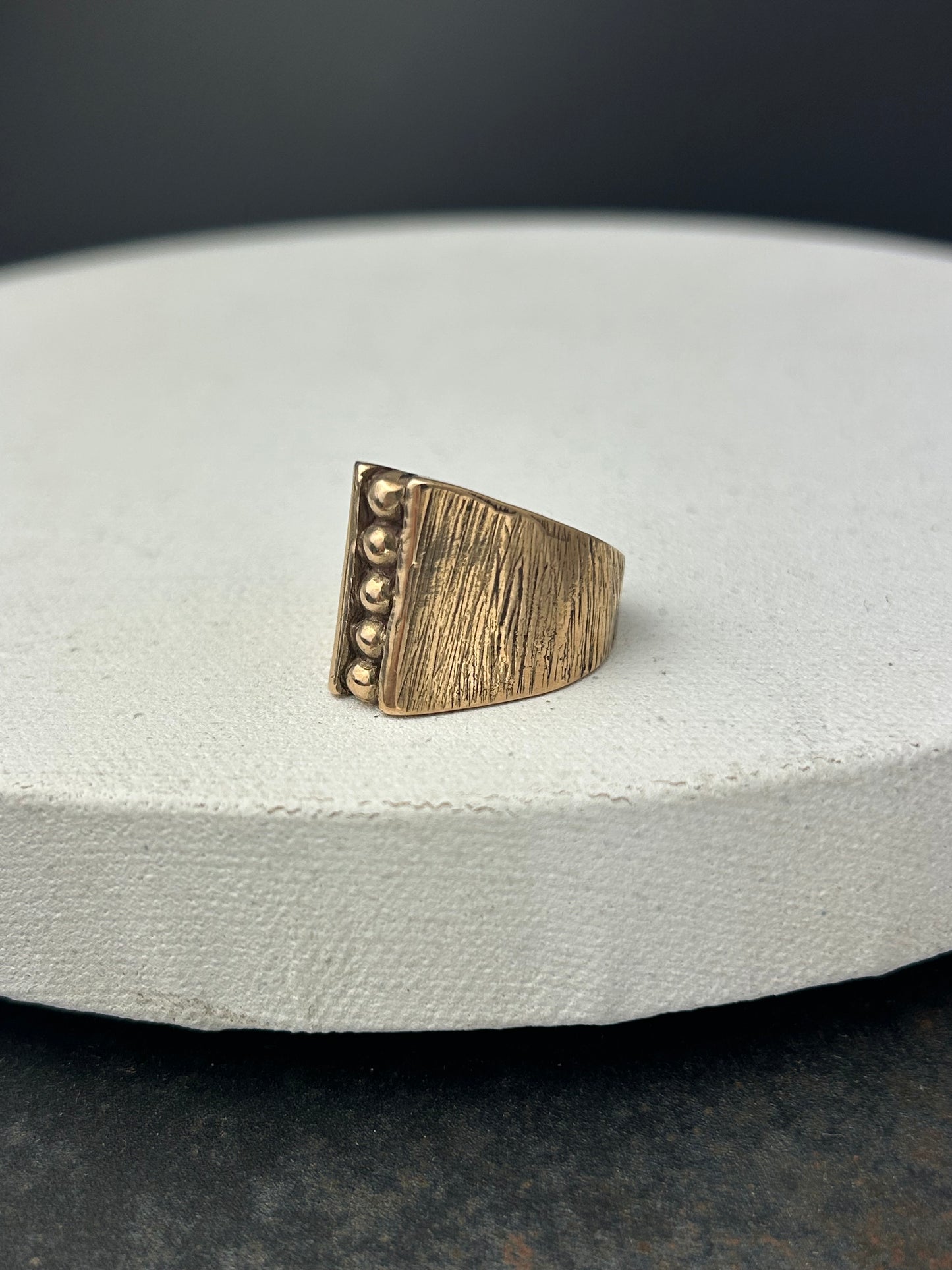 Five Dots Signet Ring