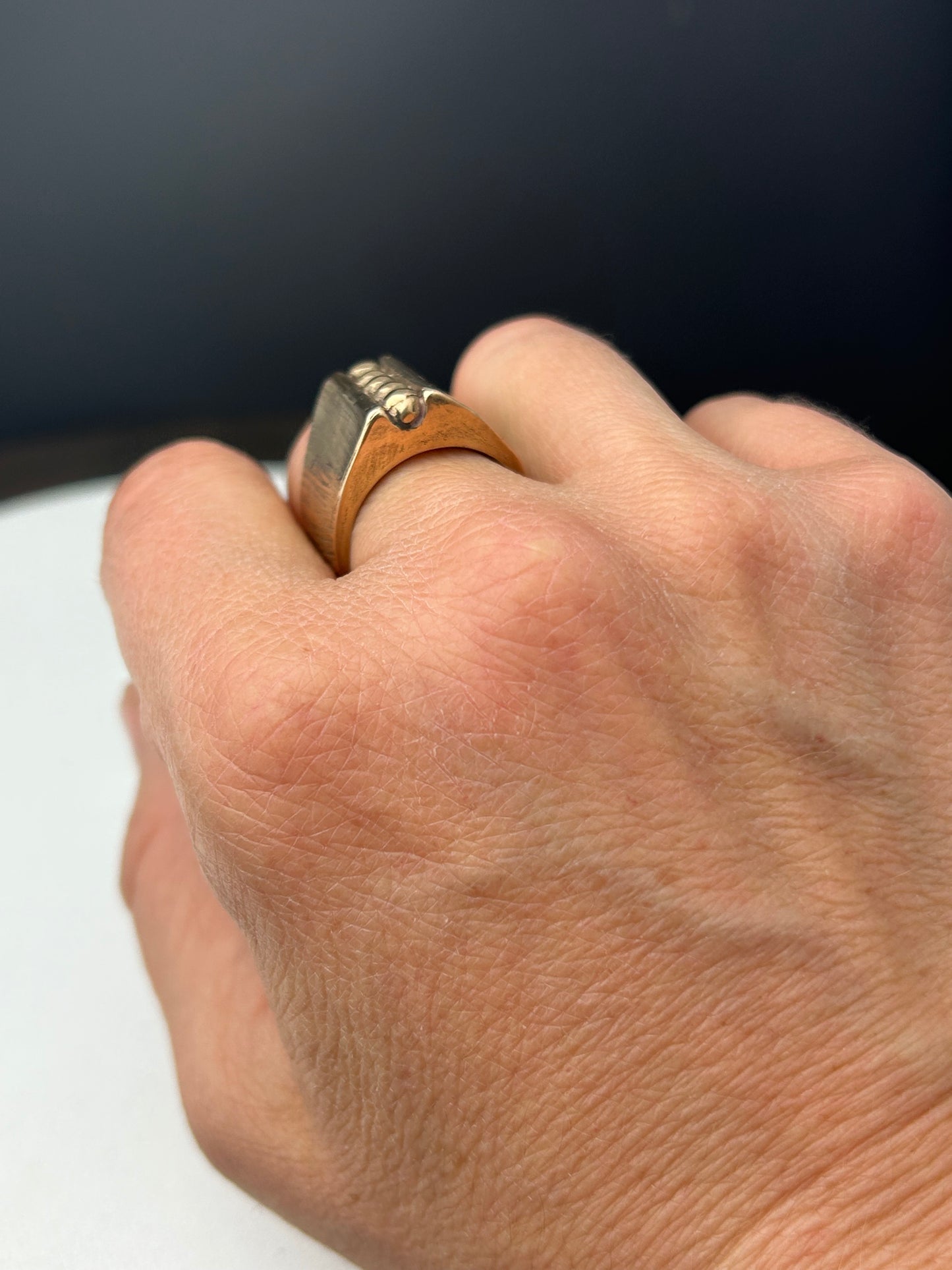 Five Dots Signet Ring