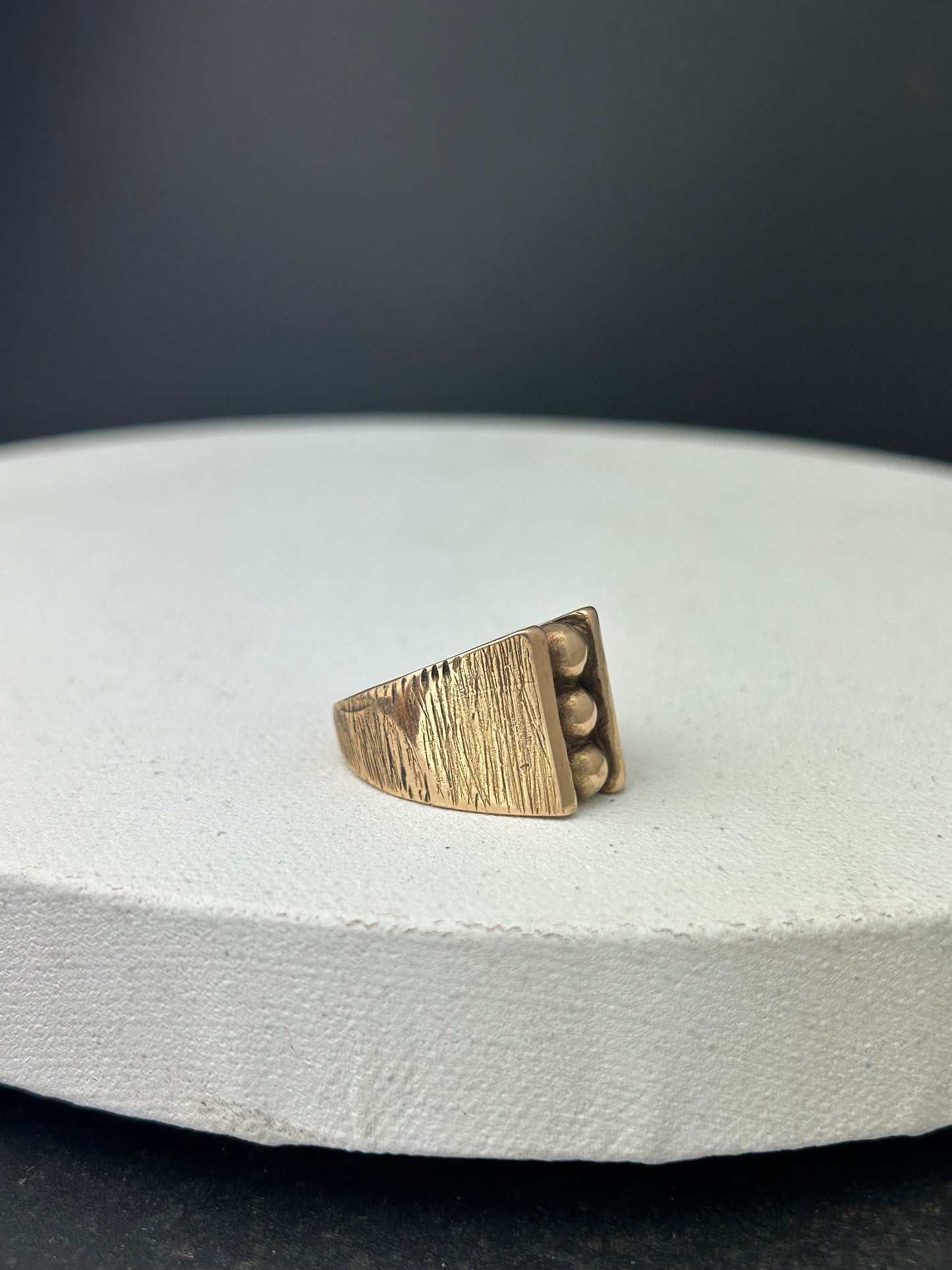 Three Dots Signet Ring