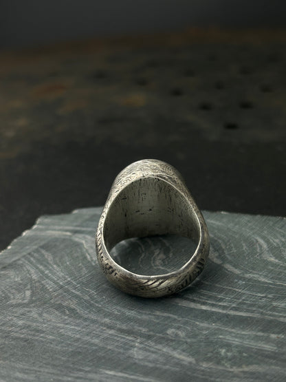 Mixed Metal Memento Mori Ring