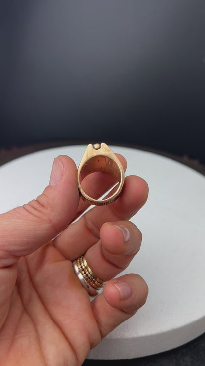 Five Dots Signet Ring